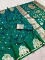 Mb 1209 Banarasi Silk Zari Motifs Saree Collection - Image 13