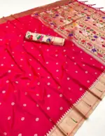 Mb 150 Paithani Silk Woven Work Traditional Saree Collection - Image 14