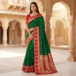 Mb 187 Premium Banarasi Silk Zari Butti Weaving Saree Collection - Image 7
