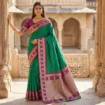 Mb 188 Soft Banarasi Silk Zari Butti Weaving Saree Collection - Image 2