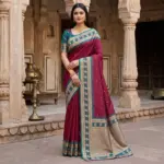 Mb 188 Soft Banarasi Silk Zari Butti Weaving Saree Collection - Image 4