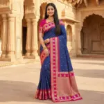 Mb 188 Soft Banarasi Silk Zari Butti Weaving Saree Collection - Image 7
