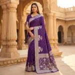Mb 25 Gajraj Pure Banarasi Silk Zari Motifs Saree Callection - Image 5