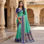 Mb 3326 Banarasi Silk Zari Weaving Traditional Saree Collection - Image 12