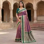 Mb 3326 Banarasi Silk Zari Weaving Traditional Saree Collection - Image 13