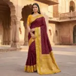 Mb 3326 Banarasi Silk Zari Weaving Traditional Saree Collection - Image 15
