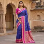 Mb 3326 Banarasi Silk Zari Weaving Traditional Saree Collection - Image 4