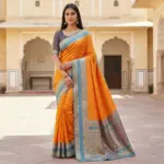 Mb 3326 Banarasi Silk Zari Weaving Traditional Saree Collection - Image 9