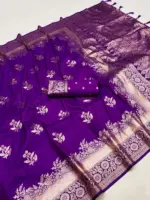 Mb 39 Soft Banarasi Silk Zari Weaving Festival Saree Collection - Image 4