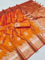 Mb 39 Soft Banarasi Silk Zari Weaving Festival Saree Collection - Image 8