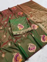 Mb 6315 Premium Banarasi Silk Zari Saree Collection - Image 3