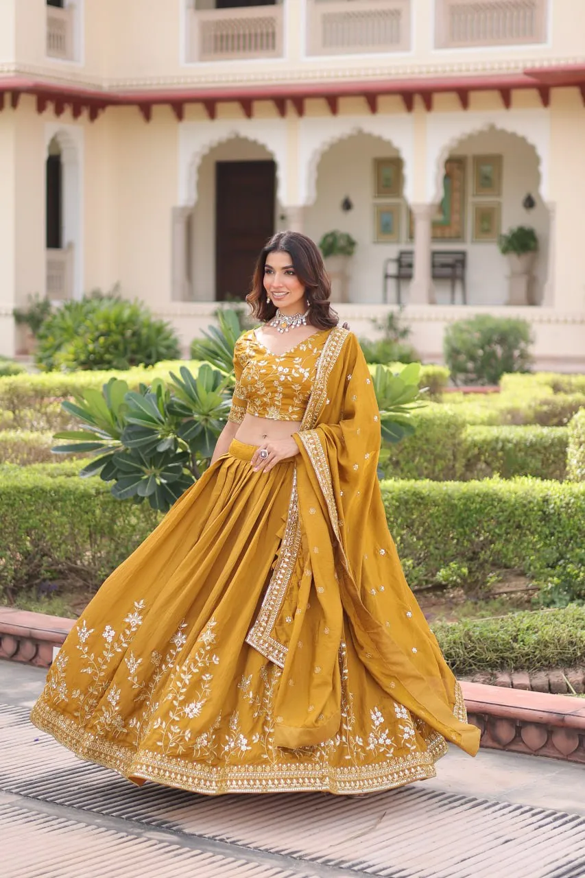 Mohini 7156 Nc Vichitra Silk Embroidery Lehenga Choli