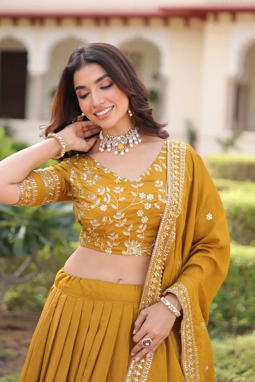 Mohini 7156 Nc Vichitra Silk Embroidery Lehenga Choli