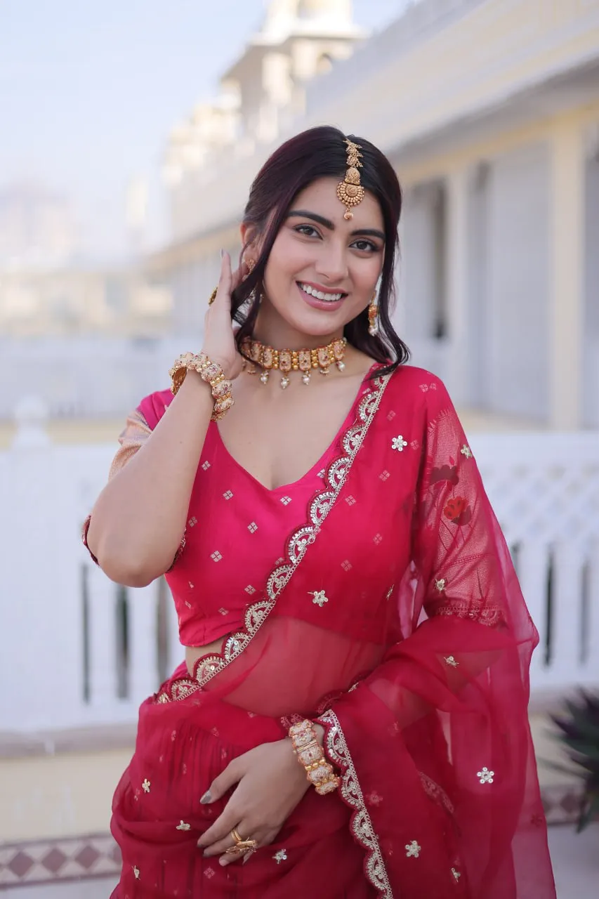 Alternative view of Mohini 7162 Dola Silk Weaving Occasion Lehenga Choli