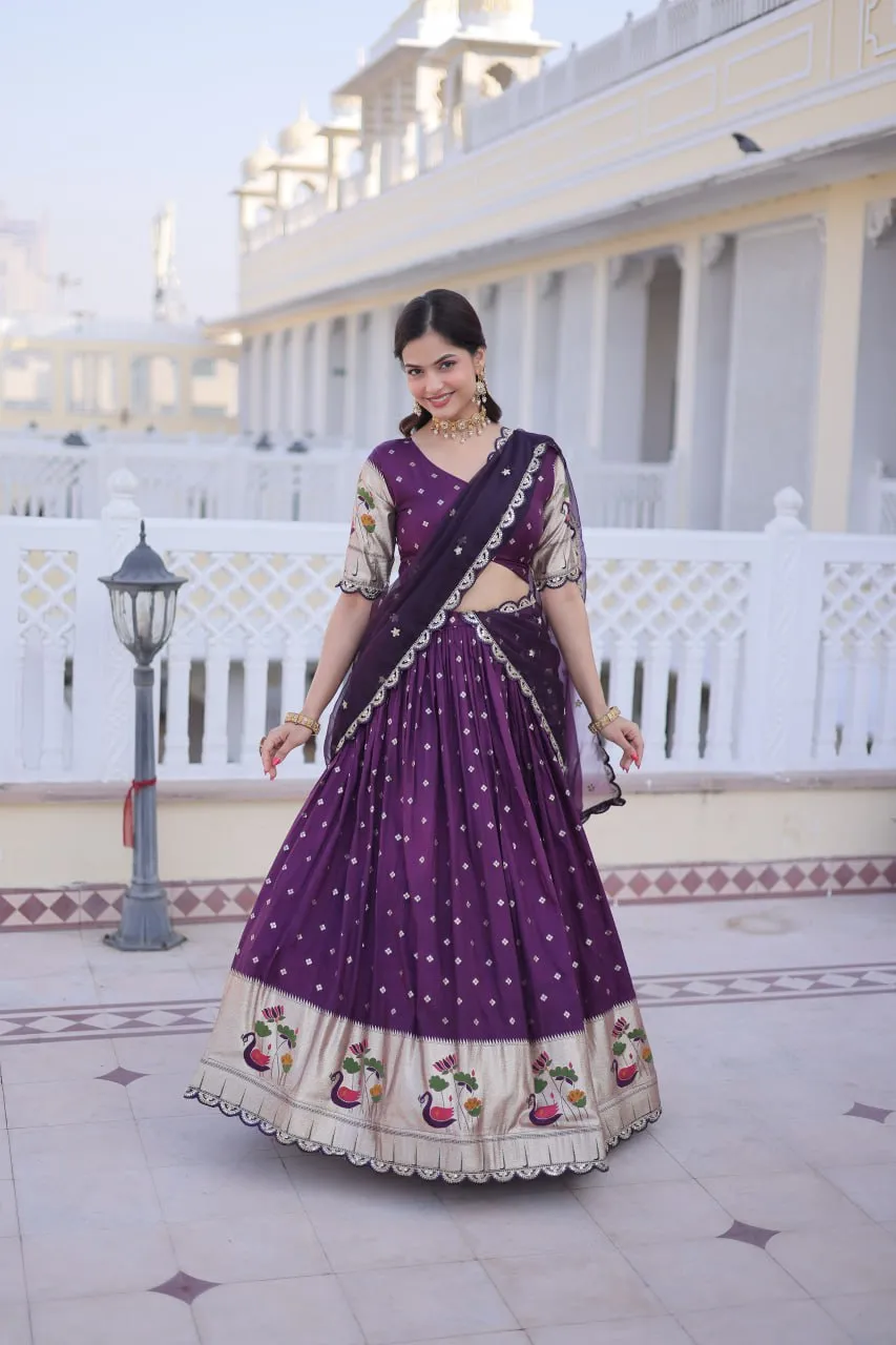 Mohini 7162 Dola Silk Weaving Occasion Lehenga Choli