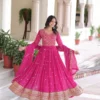 Mohini 9282 Faux Georgette Embroidery Festival Gown
