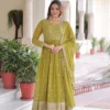 Mohini 9282 Faux Georgette Embroidery Festival Gown