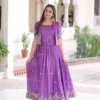 Mohini 9303 Vichitra Silk Festival Wear Koti With Gown