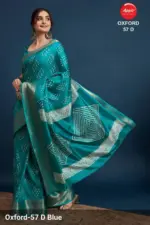 Oxford Vol 57 Silk Blend Printed Designer Fancy Saree - Image 4