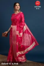 Oxford Vol 57 Silk Blend Printed Designer Fancy Saree - Image 5