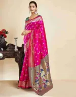 P 205 Silk Woven Work Festival Wear Saree Collection - Image 12