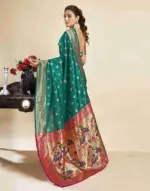 P 205 Silk Woven Work Festival Wear Saree Collection - Image 4