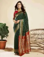 P 206 Silk Woven Work Traditional Wear Saree Collection - Image 11