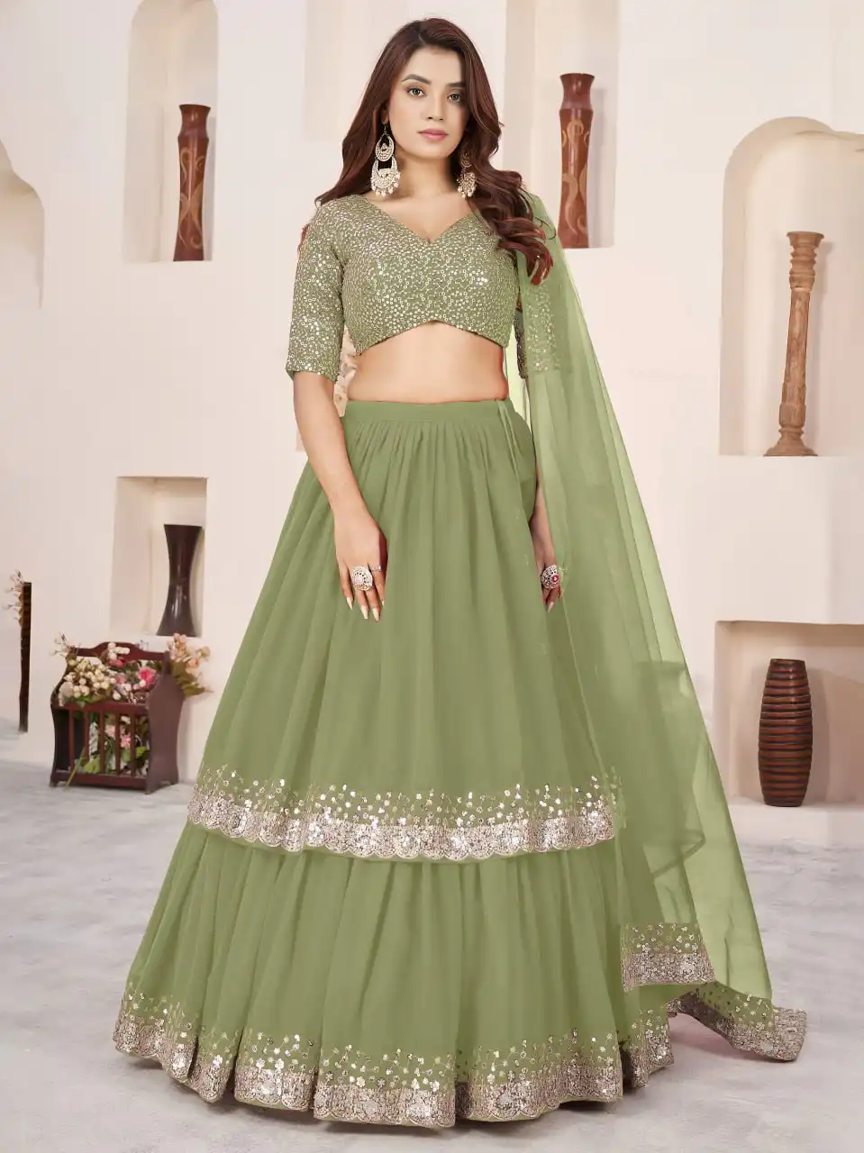 Zeel 5066D Lehenga For Mehndi Function