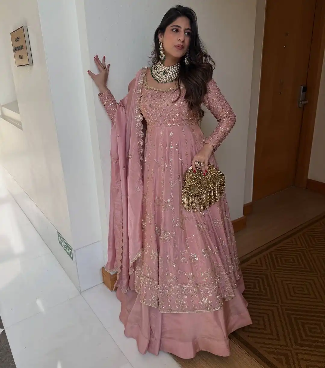 Sabina 1703 Lehenga pink