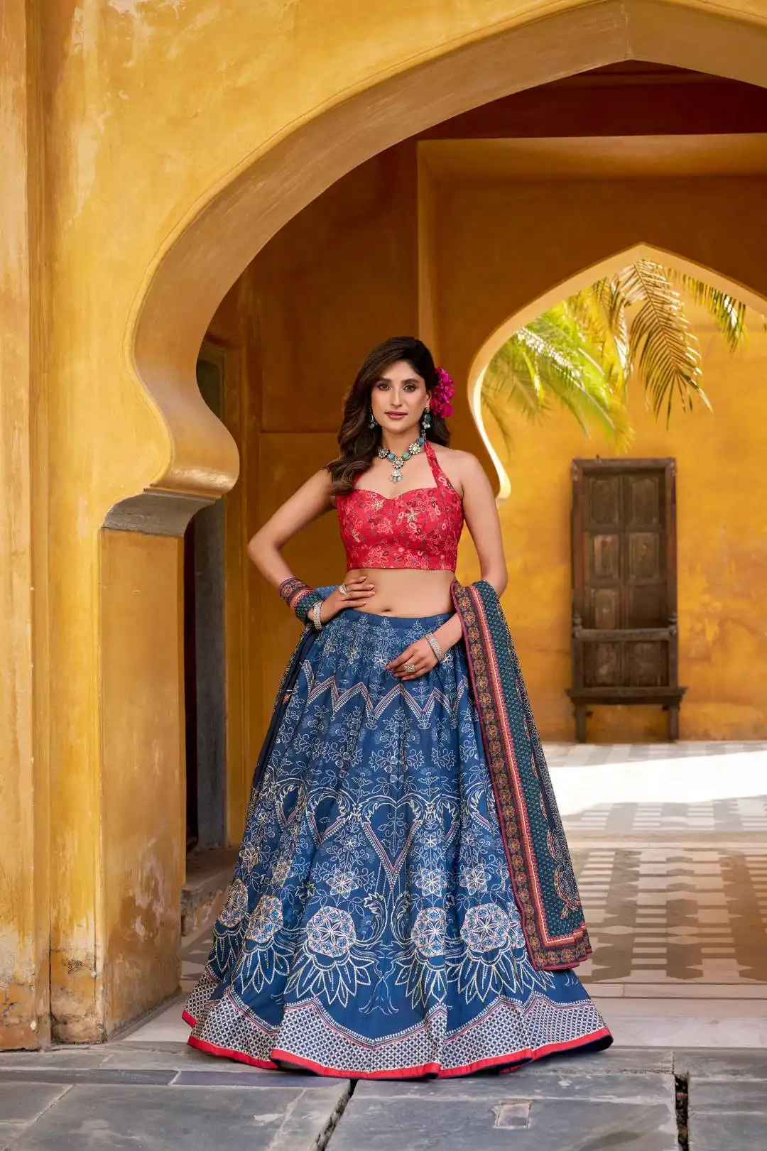 WMN 1010 Printed Lehenga Choli