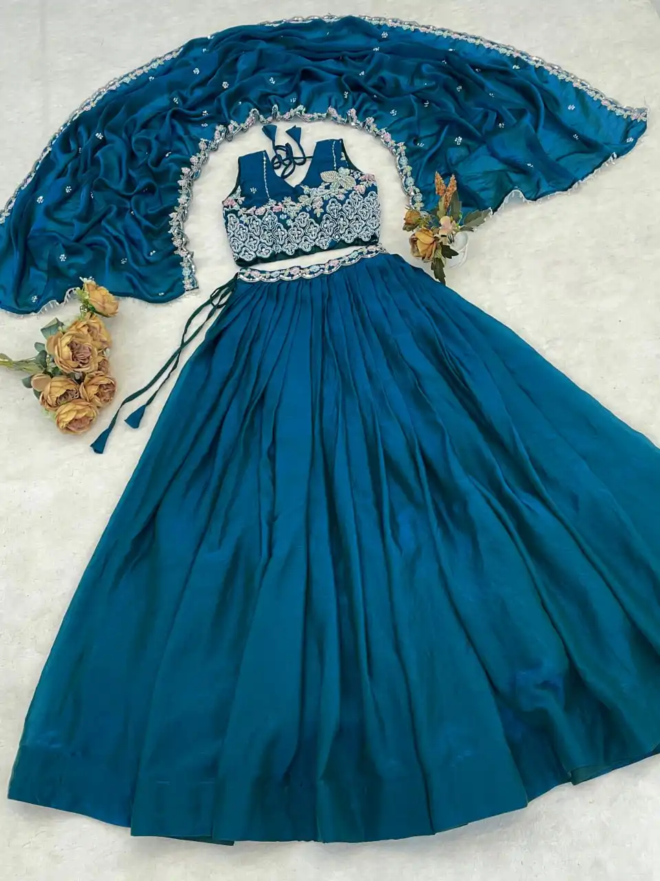 WMT 8121 Lehenga Choli Rama Green