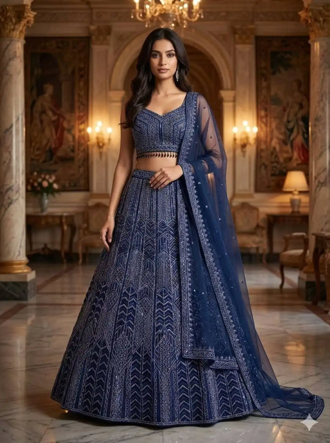 HCR 1113 Party Wear Lehenga For Women