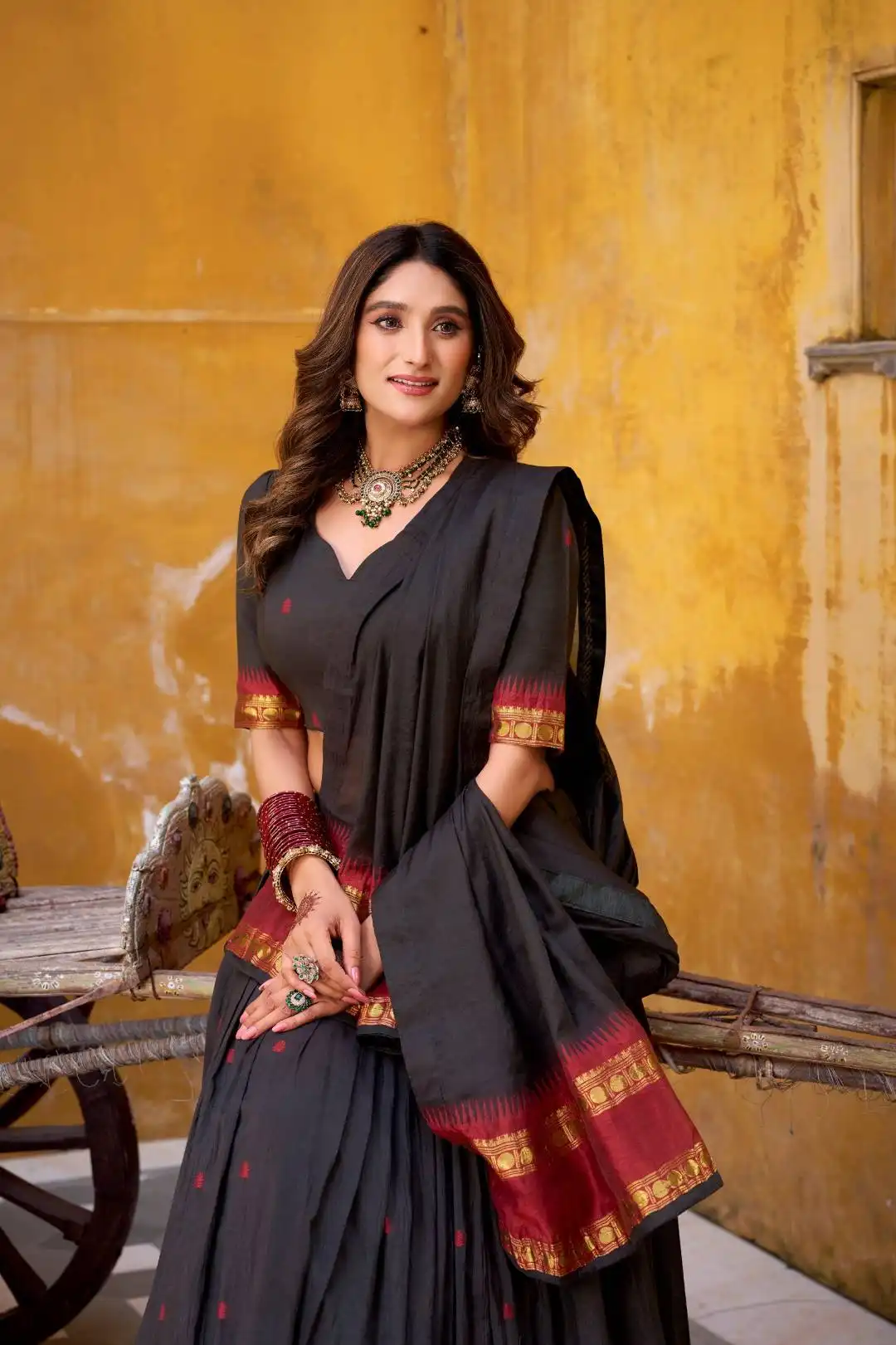 WMN 1904A Lehenga Choli Pongal Design