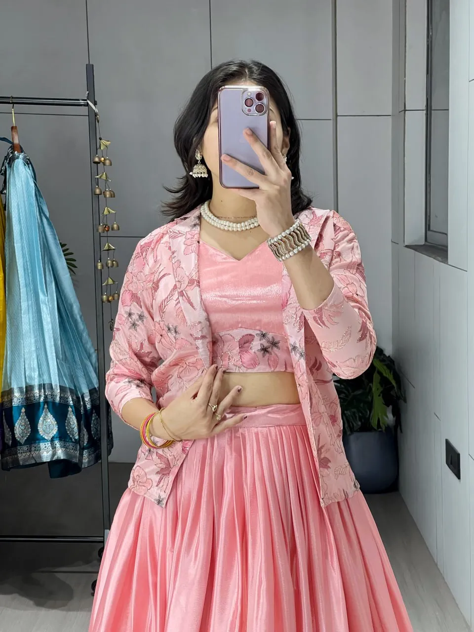 WMT 8234 Lehenga Blouse Koti Design