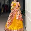 WMN 2031 Silk Paithani Lehenga Choli with Zari Weaving And Lace Border
