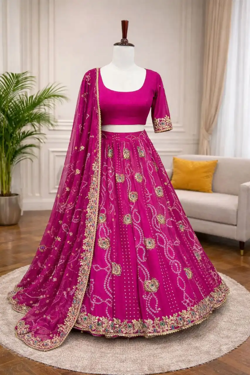 Madhuri 236 Bandhani Print Lehenga