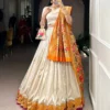 WMN 2031 Silk Paithani Lehenga Choli with Zari Weaving And Lace Border