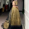 WMN 1206 Kalamkari Print Lehenga Choli in Tasar Silk