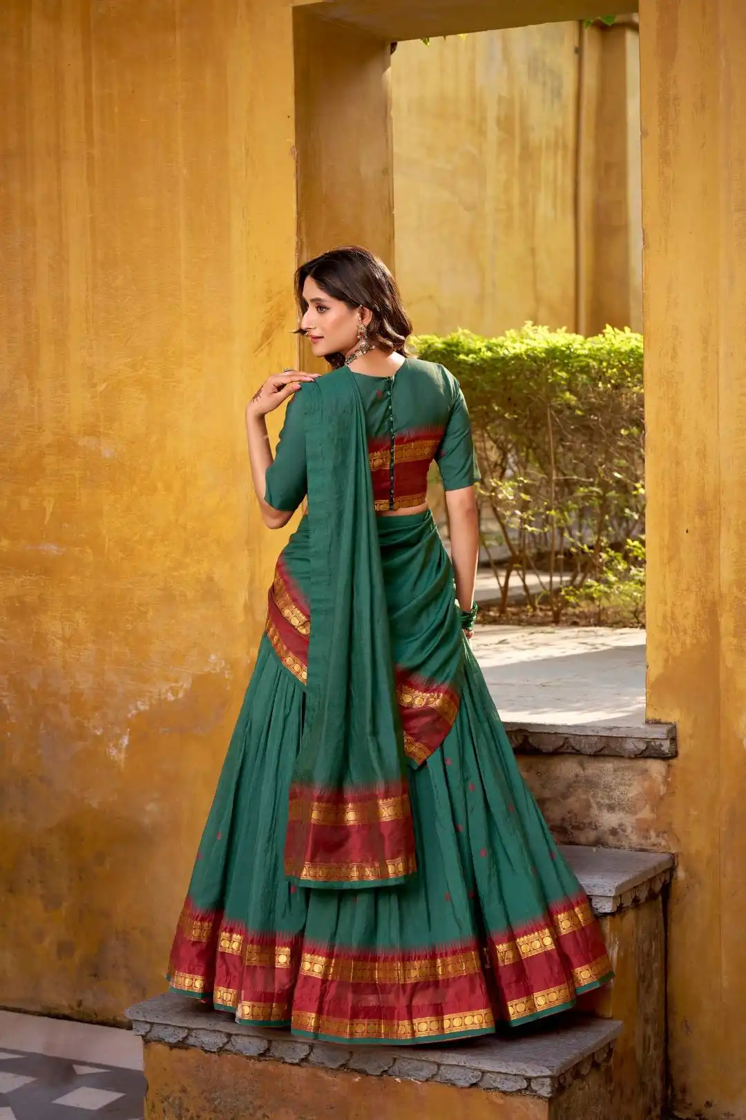 WMN 1904A Lehenga Choli Pongal Design