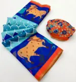 Rajyog Leena 346001 to 346007 Soft Linen Zari Border Fancy Saree Collection - Image 15