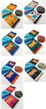 Rajyog Leena 346001 to 346007 Soft Linen Zari Border Fancy Saree Collection - Image 5