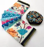 Rajyog Leena 346001 to 346007 Soft Linen Zari Border Fancy Saree Collection - Image 7