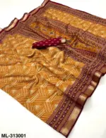 Rajyog Mul Cotton 313001 to 04 Unique Printed Saree Collection - Image 8