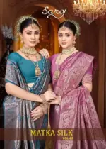 Saroj Matka Silk Vol 2 Rich Pallu Silk Festival Saree Collection