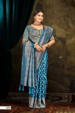 Saroj Noor Satin Saroski Vol 1 Rich Pallu Silk Saree Collection - Image 3