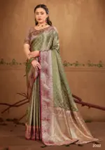Saroj Vedika Satin Vol 2 Satin Silk Wedding Wear Saree Collection - Image 3