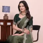 Scalop Dhrruv 1 Rangoli Silk Crush Embroidered Beautiful Saree Collection - Image 6