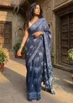 Scdf Bagru K Fancy Cotton Casual Wear Saree Collection - Image 11