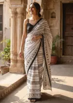Scdf Bagru K Fancy Cotton Casual Wear Saree Collection - Image 6