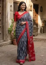Scdf Bagru K Fancy Cotton Casual Wear Saree Collection - Image 7
